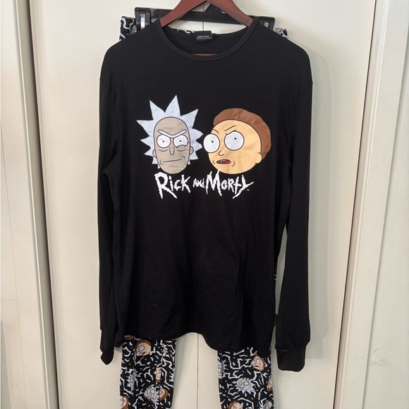 Rick & Morty Other - Rick and Morty Black Pajama Set